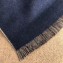 Balenciaga Logo Print Scarf 34x200cm Navy Blue 2019