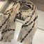 Louis Vuitton Chain Print Monogram Scarf 90x180cm Creamy 2019