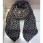 Dior Oblique Cashmere Scarf 140x140cm Black 2019