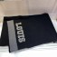 Louis Vuitton Louis Scarf 30x170cm M71234 Noir Blanc 2019