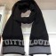 Louis Vuitton Louis Scarf 30x170cm M71234 Noir Blanc 2019