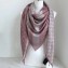 Gucci GG and Stripe Scarf 140x140cm Pink 2019
