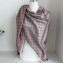 Gucci GG and Stripe Scarf 140x140cm Pink 2019