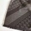 Gucci GG and Stripe Scarf 140x140cm Coffee 2019