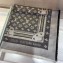 Louis Vuitton Studdy Denim Monogram Shawl Scarf 140x140cm Gray 2019