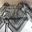 Louis Vuitton Studdy Denim Monogram Shawl Scarf 140x140cm Gray 2019