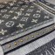 Louis Vuitton Studdy Denim Monogram Shawl Scarf 140x140cm Gray 2019