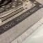 Louis Vuitton Studdy Denim Monogram Shawl Scarf 140x140cm Gray 2019