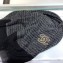 Chanel CC Logo Sequins Fringe Scarf 90x90cm Black/Gold 2019