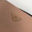 Prada Saffiano Leather Matinée Medium Handbag 1BA249 Nude 2019
