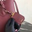Prada Grained Leather Double Medium Tote Bag 1BG775/1BG008 Burgundy