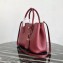 Prada Grained Leather Double Medium Tote Bag 1BG775/1BG008 Red