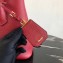 Prada Grained Leather Double Medium Tote Bag 1BG775/1BG008 Red