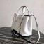 Prada Grained Leather Double Medium Tote Bag 1BG775/1BG008 White