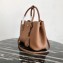 Prada Grained Leather Double Medium Tote Bag 1BG775/1BG008 Khaki