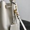 Prada Saffiano Leather Bucket Bag 1BZ032 White