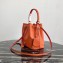Prada Saffiano Leather Bucket Bag 1BZ032 Orange