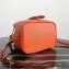 Prada Saffiano Leather Bucket Bag 1BZ032 Orange