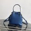 Prada Saffiano Leather Bucket Bag 1BZ032 Blue