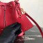 Prada Saffiano Leather Bucket Bag 1BZ032 Red