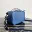 Prada Saffiano Leather Bucket Bag 1BZ032 Blue
