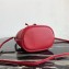 Prada Leather Bucket Bag 1BH038 Red