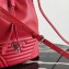 Prada Leather Bucket Bag 1BH038 Red