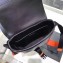 Prada Saffiano Leather Shoulder Bag 2VD019 Navy Blue/Orange 2019
