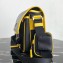 Prada Nylon Shoulder Bag 2VD769 Gray/Yellow/Black 2019