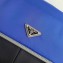Prada Nylon and Saffiano Leather Shoulder Bag 2VD768 Blue/Black 2019