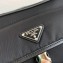 Prada Nylon and Saffiano Leather Shoulder Bag 2VH074 Black 2019