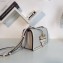 Loewe Bolso Barcelona Bag Grained Pale Gray/White