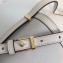 Loewe Bolso Barcelona Bag Grained Pale Gray/White