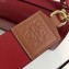 Loewe Boxcalf Bolso Barcelona Bag Dark Red with Two Shoulder Strap