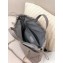 Chanel Lambskin Small Shopping Tote Bag AS0985 Gray 2019