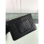 Chanel Classic Pouch Clutch Large Bag A82552 Chevron Lambskin Black/Silver
