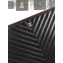 Chanel Classic Pouch Clutch Large Bag A82552 Chevron Lambskin Black/Gold