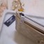 Saint Laurent Niki Bill Pouch Bag in Crinkled Vintage Leather 583577 Creamy