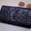 Saint Laurent Niki Large Wallet in Crinkled Vintage Leather 583552 Black