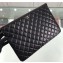 Chanel Classic Pouch Clutch Large Bag A82552 Lambskin Black/Gold