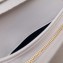 Saint Laurent Monogram Card Case in Grained Embossed Leather 530841 White/Gold
