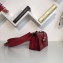 Loewe Boxcalf Barcelona Small Bag Dark Red with Two Shoulder Strap
