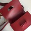Loewe Boxcalf Barcelona Small Bag Dark Red with Two Shoulder Strap
