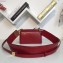 Loewe Boxcalf Barcelona Small Bag Dark Red with Two Shoulder Strap