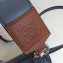 Loewe Boxcalf Barcelona Small Bag Baby Blue with Two Shoulder Strap