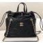 Chanel Lambskin Small Shopping Tote Bag AS0985 Black 2019