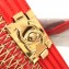Chanel Lambskin Cotton Boy Flap Small Bag Red 2019