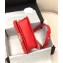 Chanel Lambskin Cotton Boy Flap Small Bag Red 2019