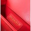 Chanel Lambskin Cotton Boy Flap Small Bag Red 2019
