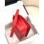 Chanel Lambskin Cotton Boy Flap Medium Bag Red 2019